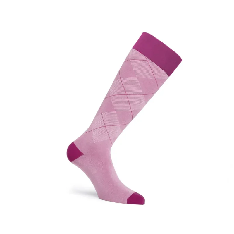 JOBST Casual Pattern Knee High Socks preppy pink