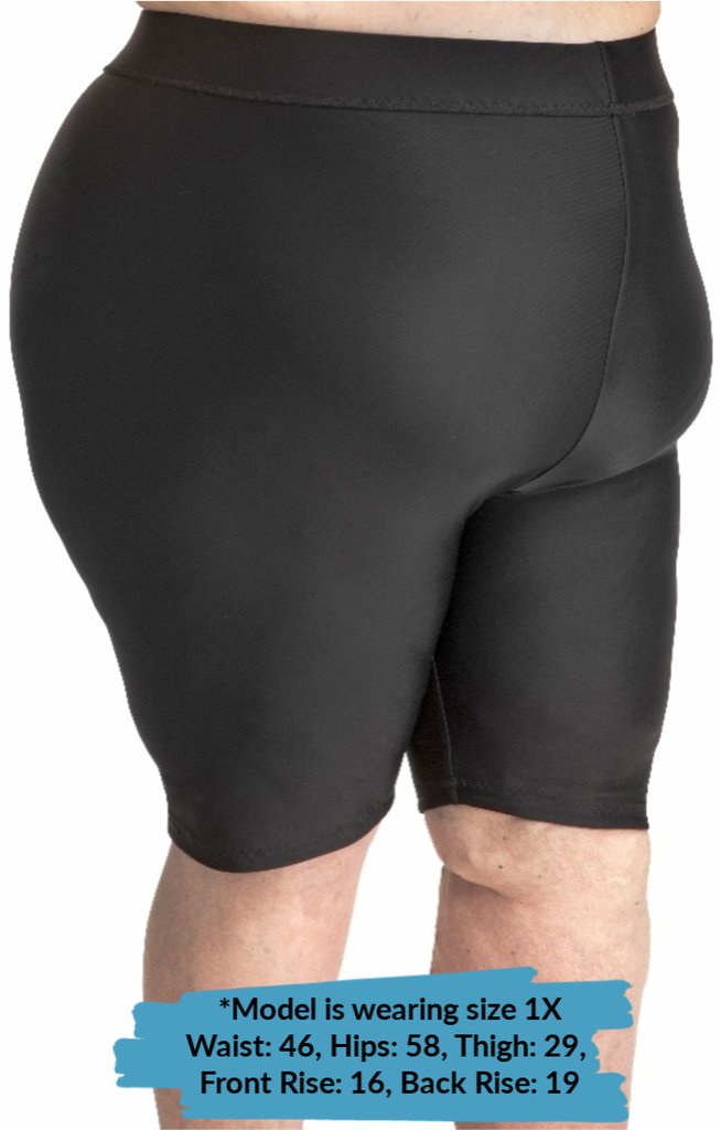 Wear Ease High Waist Compression Shorts - Plus - Adaptive Direct