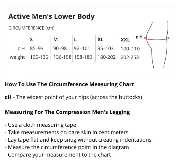 Solidea Active Massage Men's Legging 12-15mmHG - Image 2