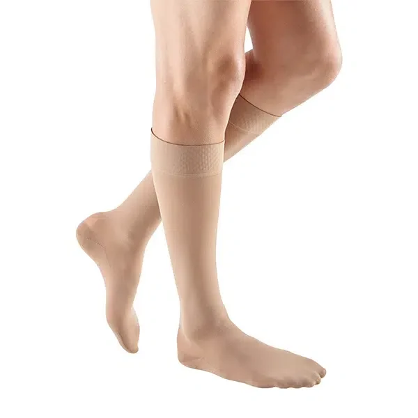 mediven plus calf closed toe beige color