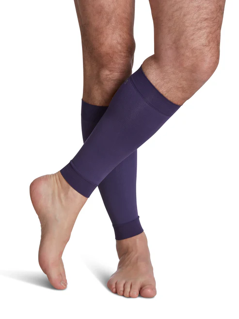 Sigvaris Mens Performance Sleeves Calf purple
