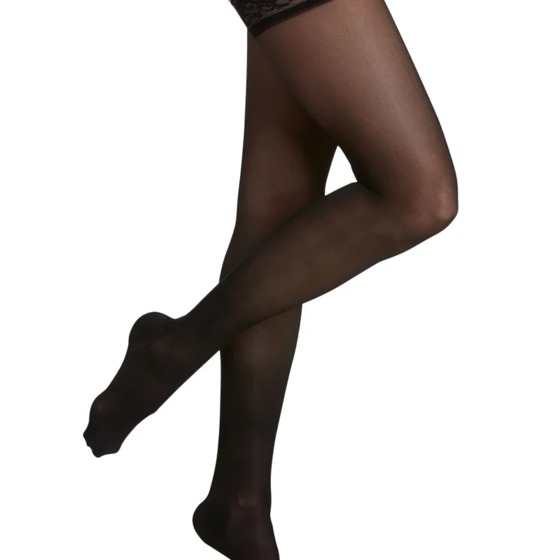 Sigvaris Women's Sheer Fashion Thigh-High compression stockings black