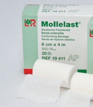 L&R Mollelast Conforming Bandage 6cm x 4m: Box (20)