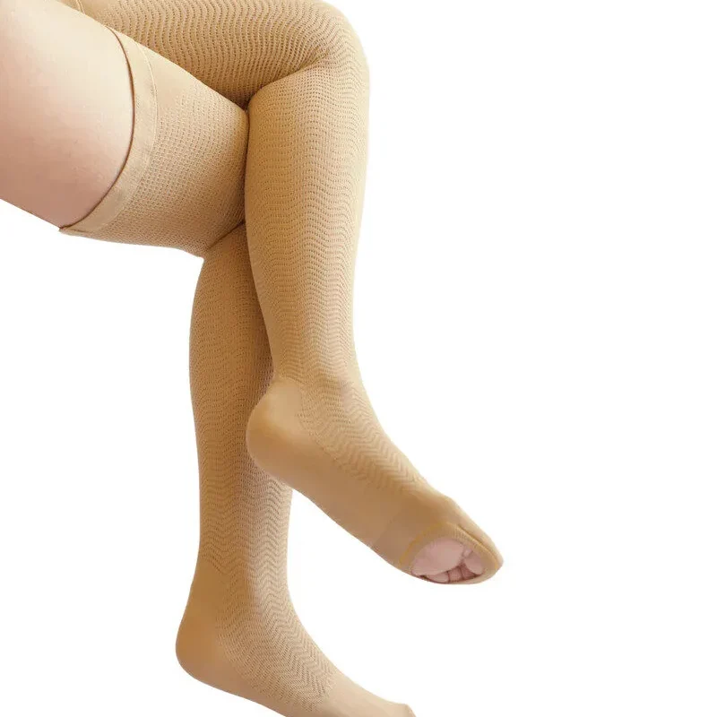 Solidea Active Massage Compression Thigh High With Plantar Opening