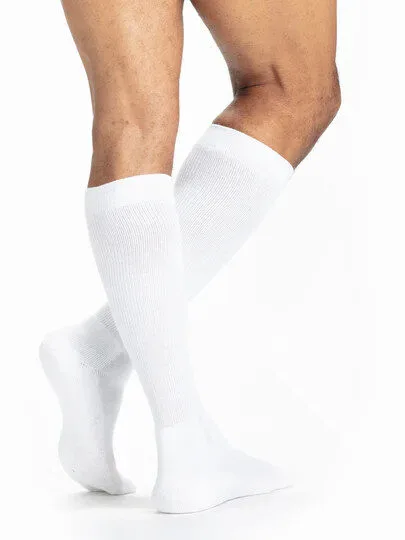 Sigvaris Men’s Diabetic Compression Socks white