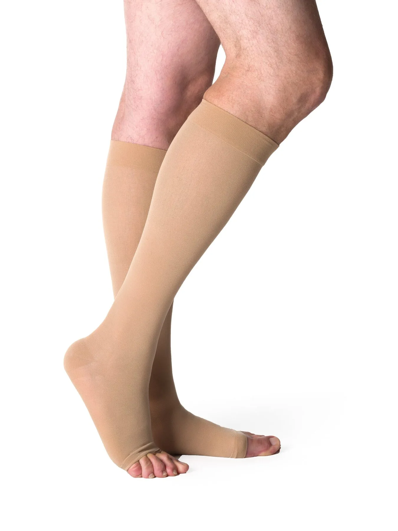 Sigvaris Men's Essential Opaque Calf Open-Toe - Image 2