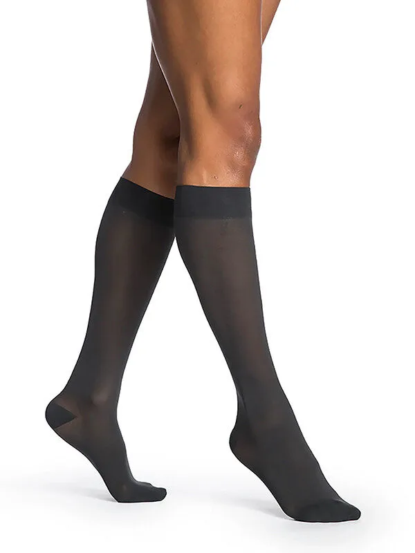 Women's Style Medium Sheer Calf nightshade color